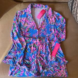 Multi color beautiful, soft brand new with tags Lilly Pulitzer pjs for women.